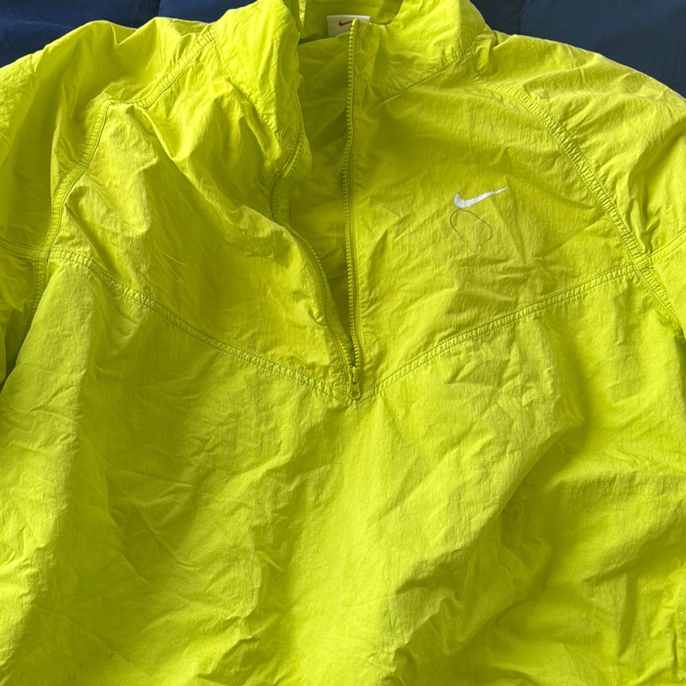 Nike Neon Yellow Windbreaker Jacket